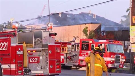 Body found 10 feet from doorway in South L.A. building fire